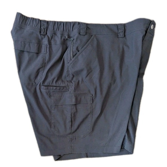 Duluth Trading Co Women 24W Dry on the Fly Navy Blue cargo shorts Nylon Stretch - Picture 5 of 10